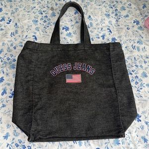 Vintage guess jeans tote bag